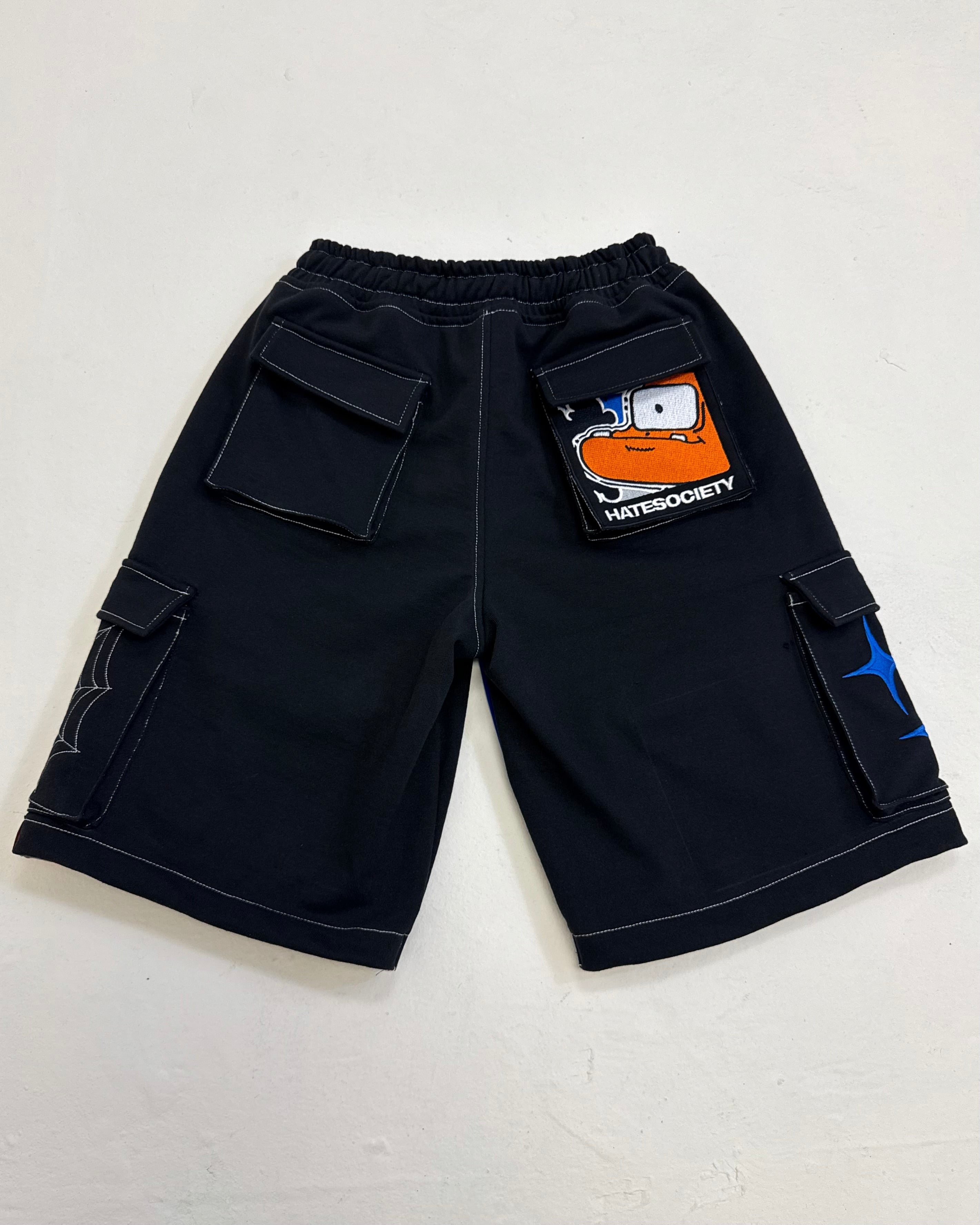 WEBSTAR UTILITY CARGO SHORTS BLUE