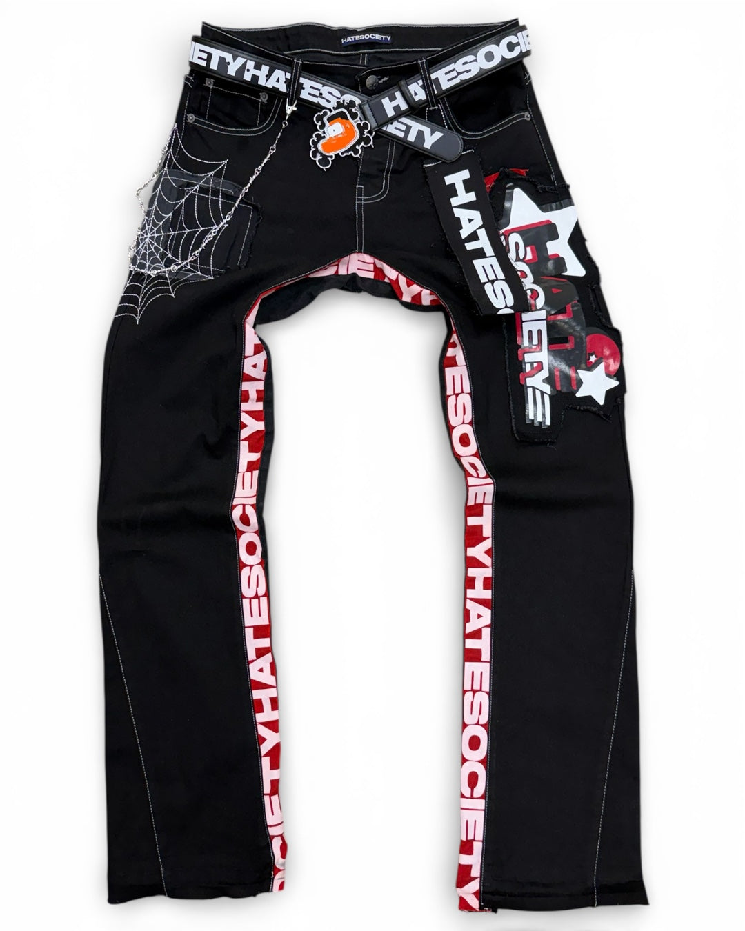 “BUSSDOWN” DENIM RED