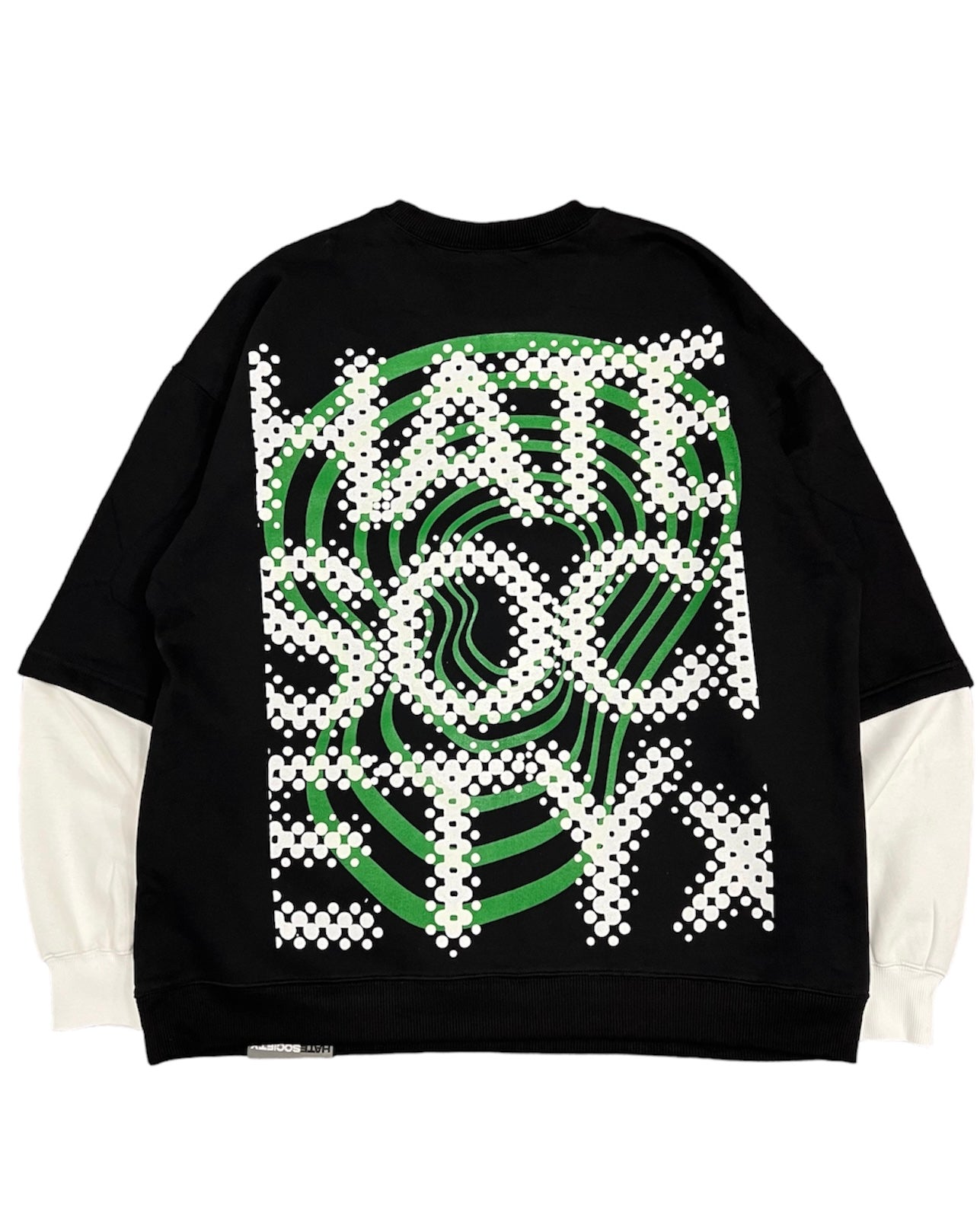 ABOMINATION DOUBLE SLEEVE CREWNECK GREEN