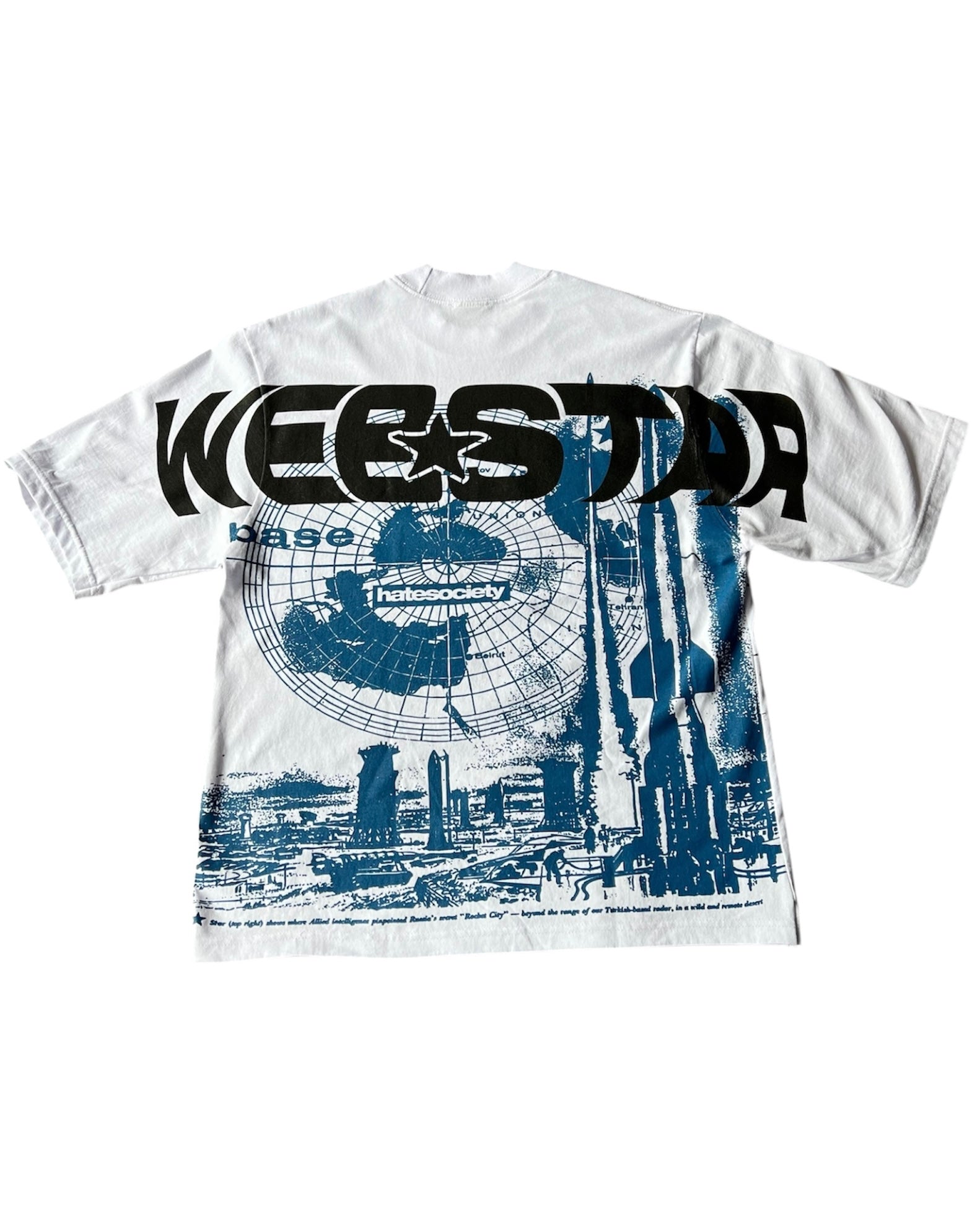 GLOBAL “WEBSTAR” OVERSIZED Tee Blue