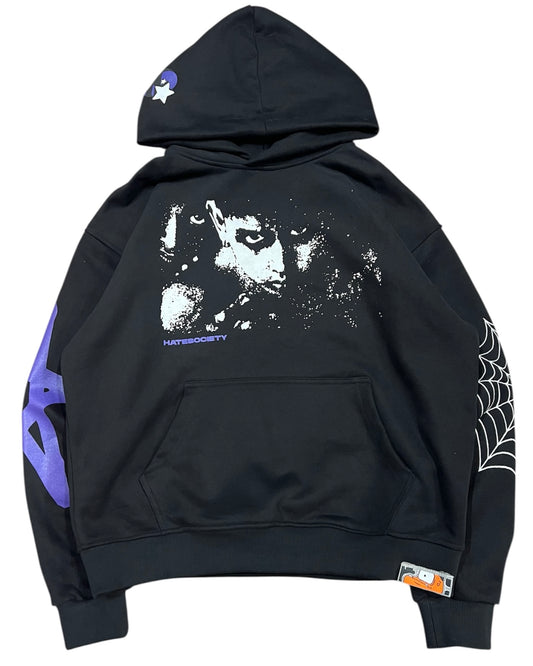 HATESOCIETY “CRASHOUT” HOODIE PURPLE