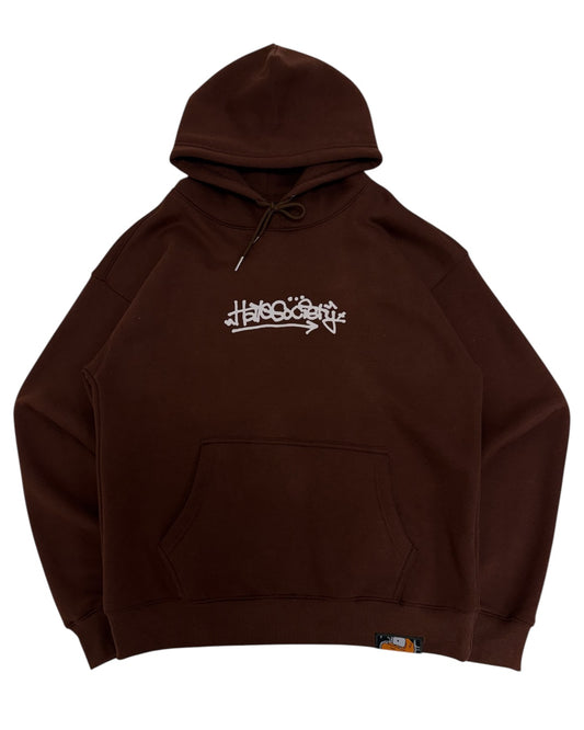 HATESOCIETY OG LOGO BROWN