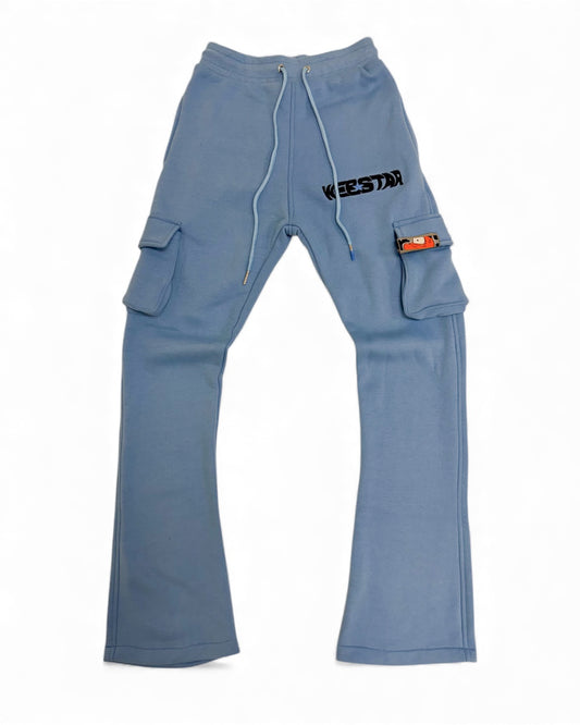 WEBSTAR CARGO SWEATPANTS BLUE