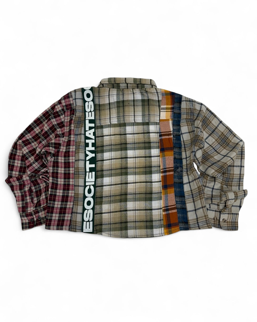CROPPED MULTICOLOR FLANNEL SIZE L #1