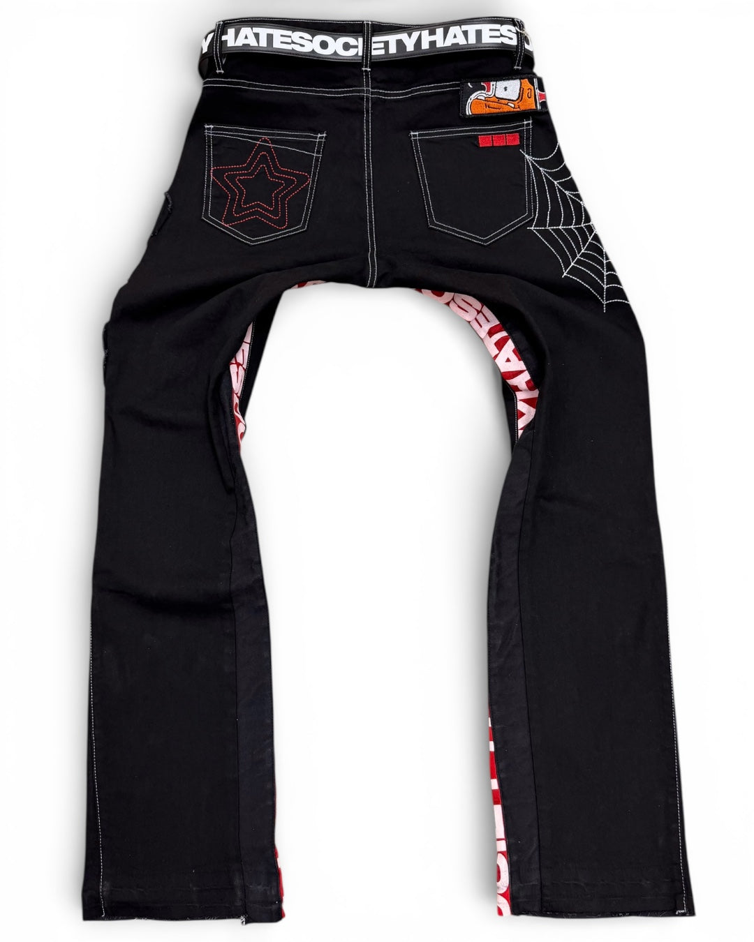 “BUSSDOWN” DENIM RED