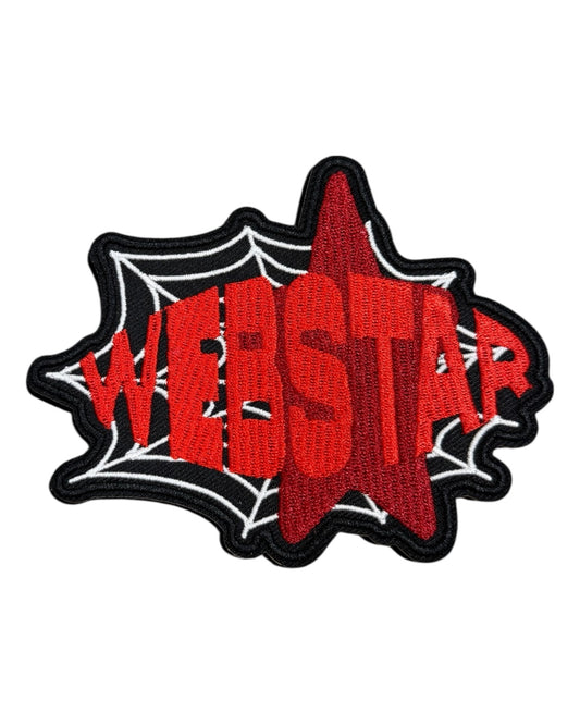 WEBSTAR VELCRO PATCH RED