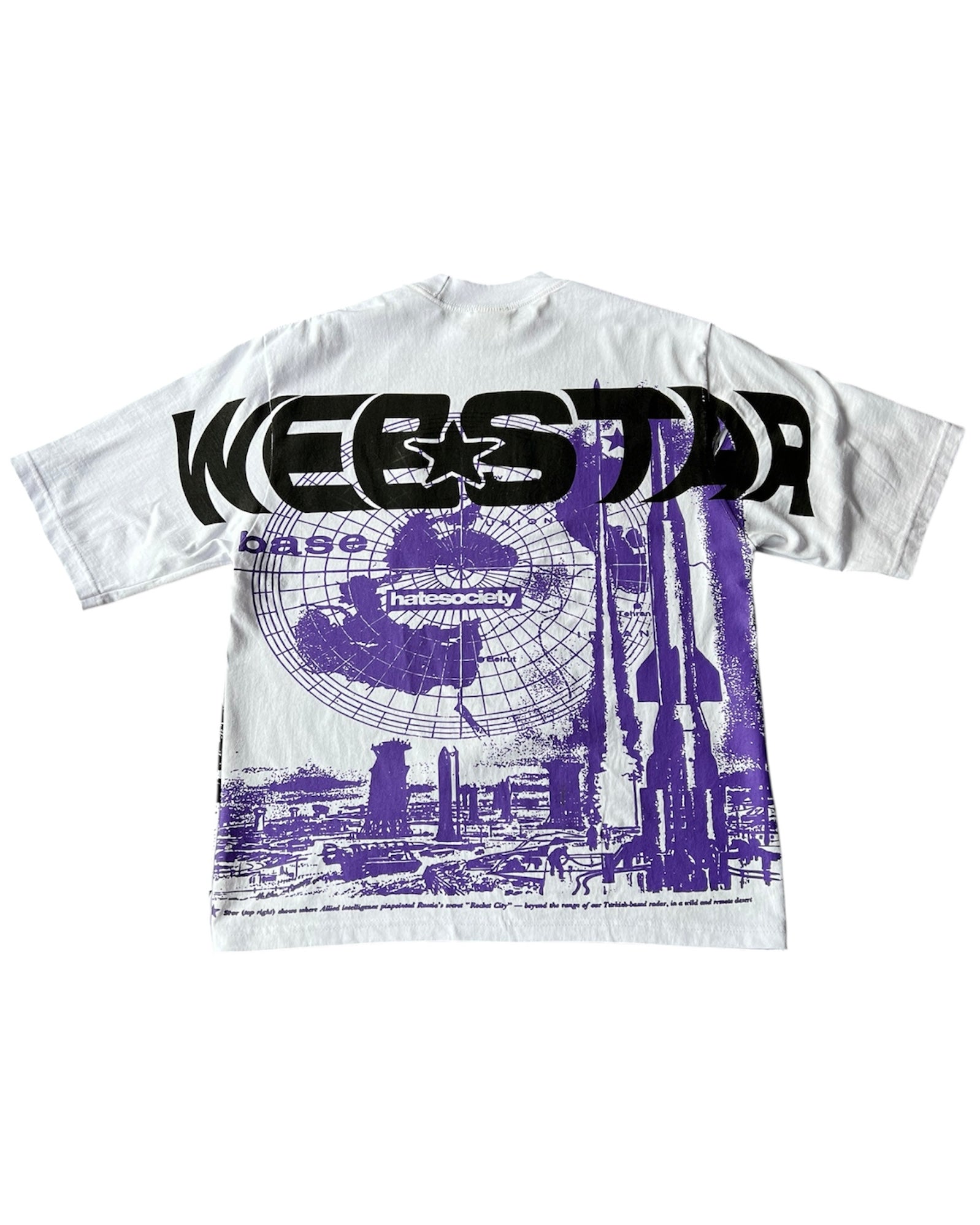 GLOBAL “WEBSTAR” OVERSIZED Tee Purple