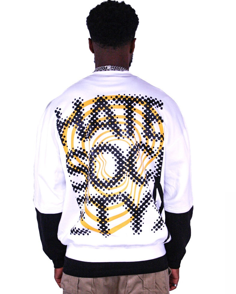 WEBSTAR ROBOT DOUBLE SLEEVE CREWNECK YELLOW