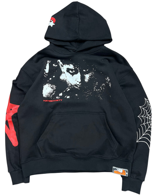 HATESOCIETY “CRASHOUT” HOODIE RED
