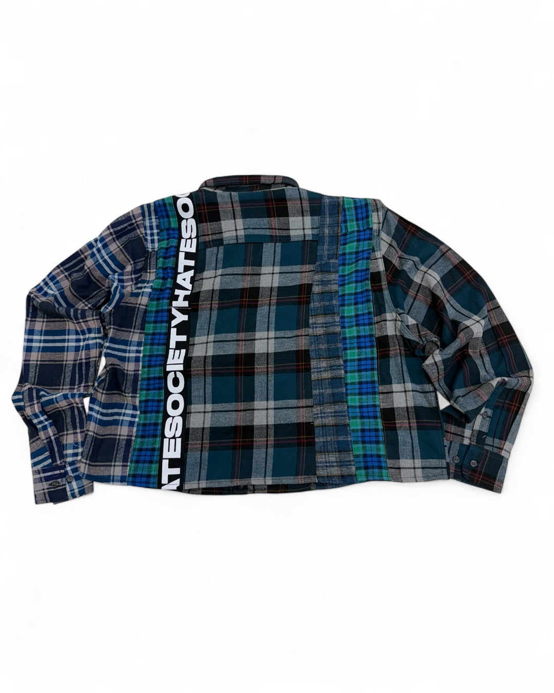 CROPPED MULTICOLOR FLANNEL SIZE 2XL #1