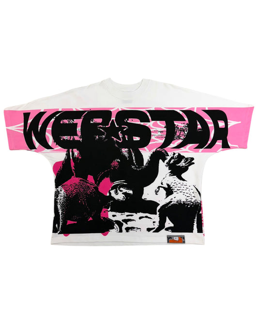 WEBSTAR “DINO” TEES PINK