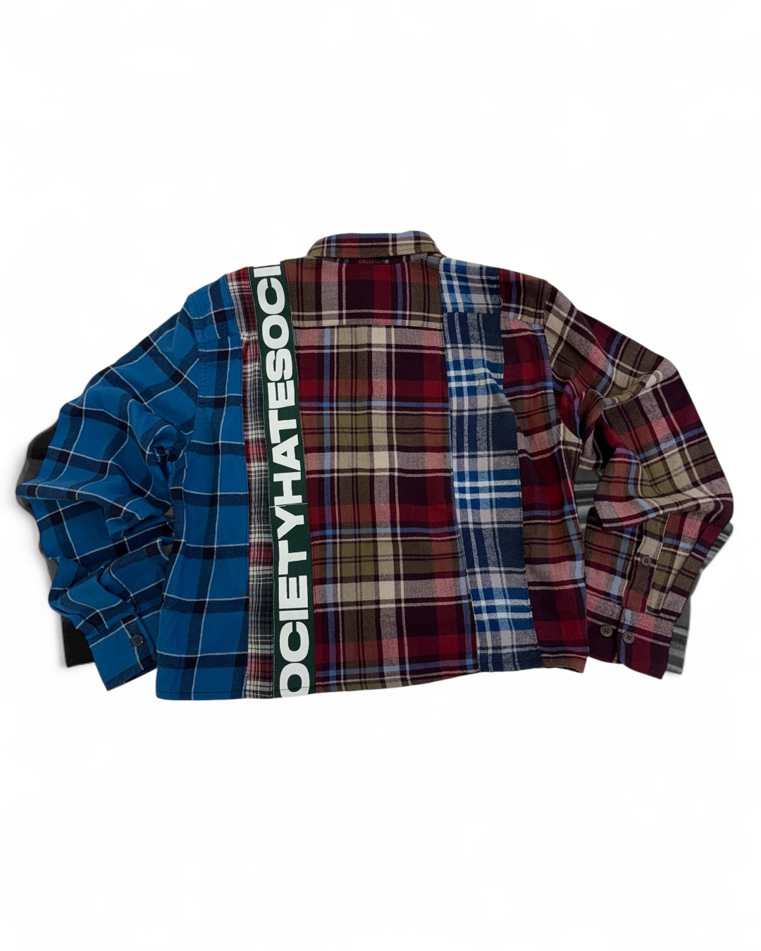 CROPPED MULTICOLOR FLANNEL SIZE S #1