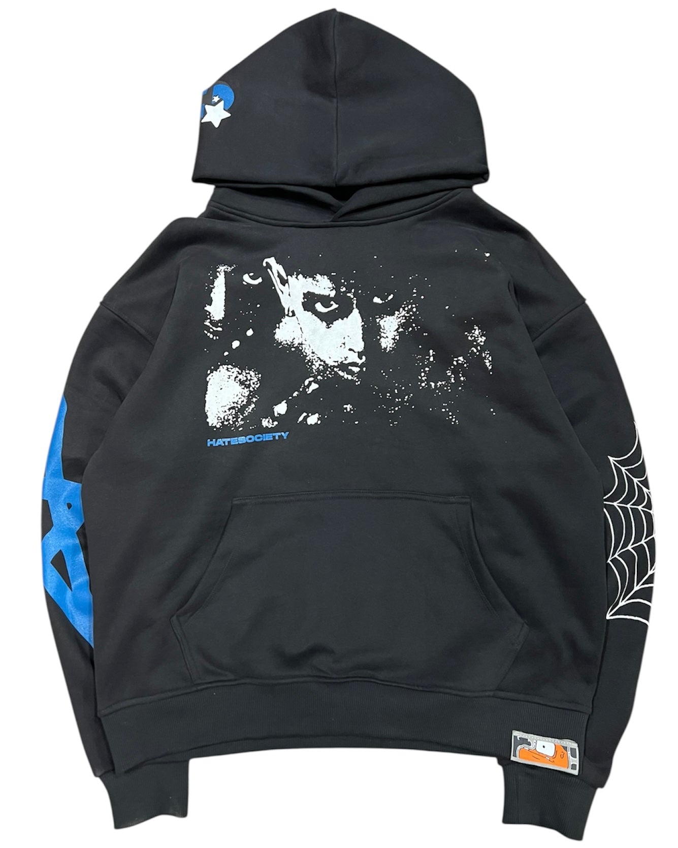 HATESOCIETY “CRASHOUT” HOODIE BLUE