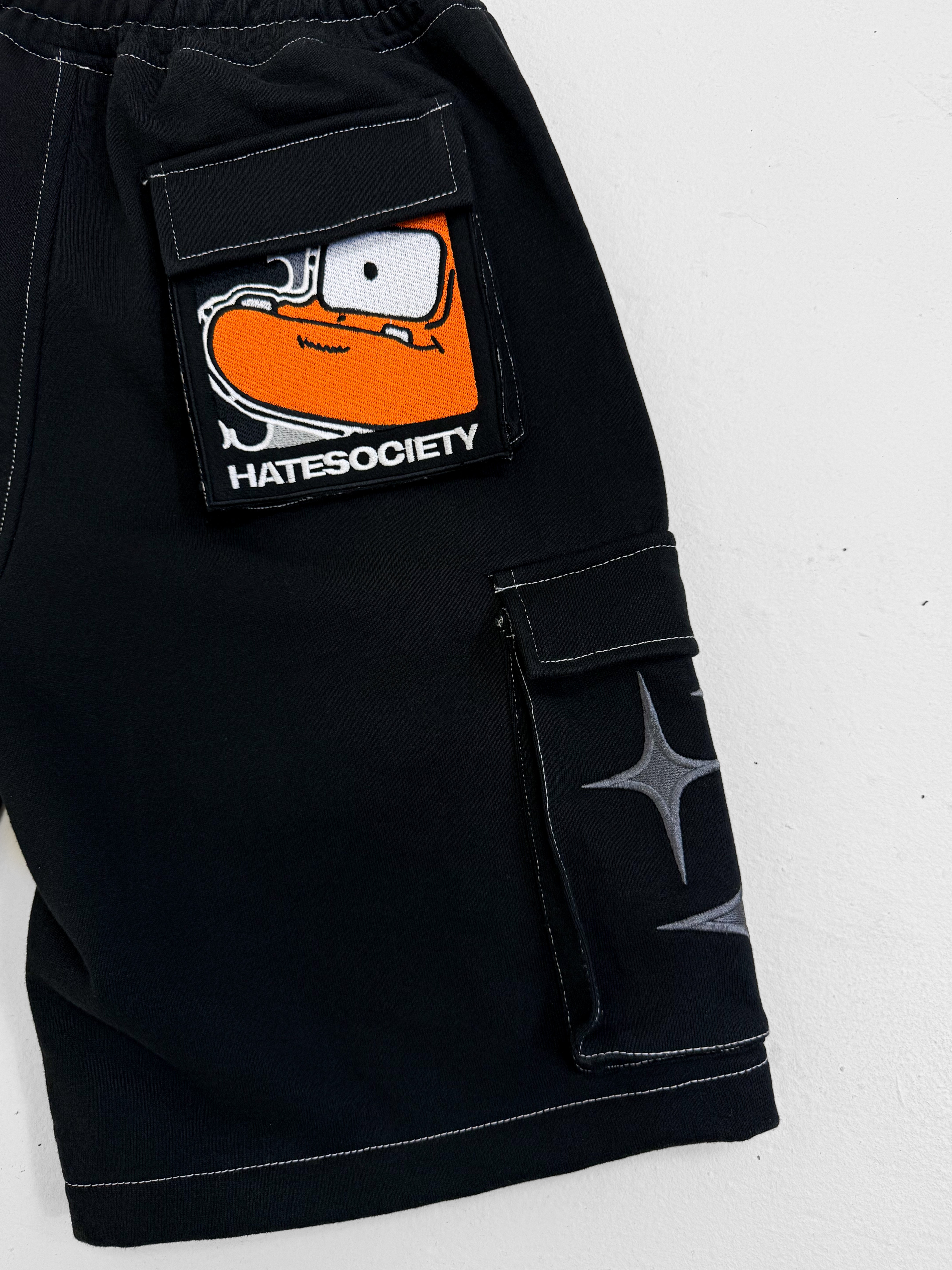 WEBSTAR UTILITY CARGO SHORTS GREY