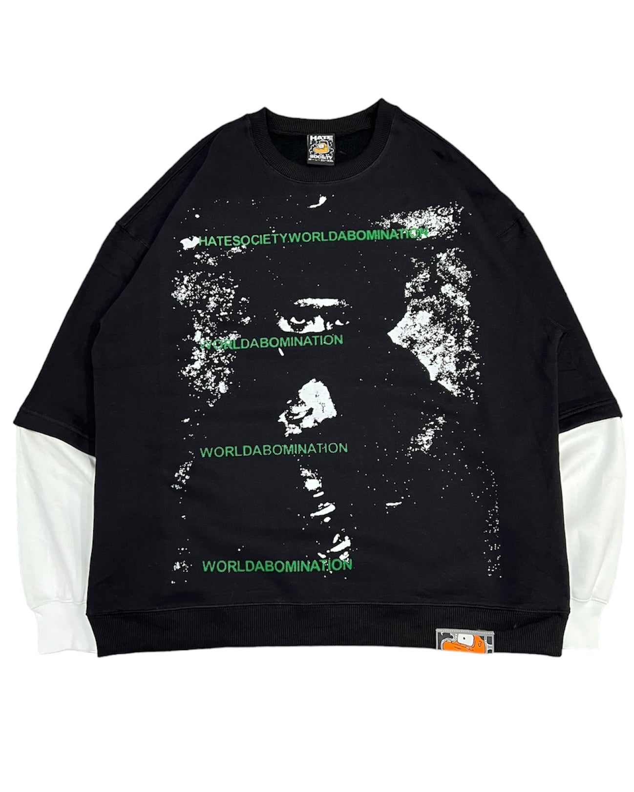 ABOMINATION DOUBLE SLEEVE CREWNECK GREEN