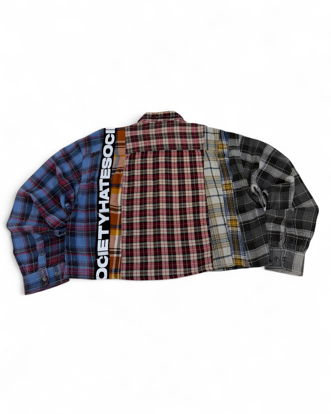 CROPPED MULTICOLOR FLANNEL SIZE XL #1