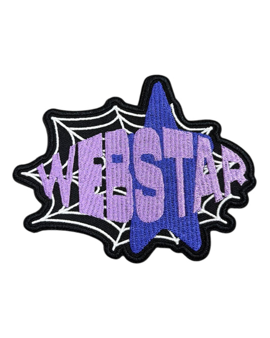 WEBSTAR VELCRO PATCH PURPLE