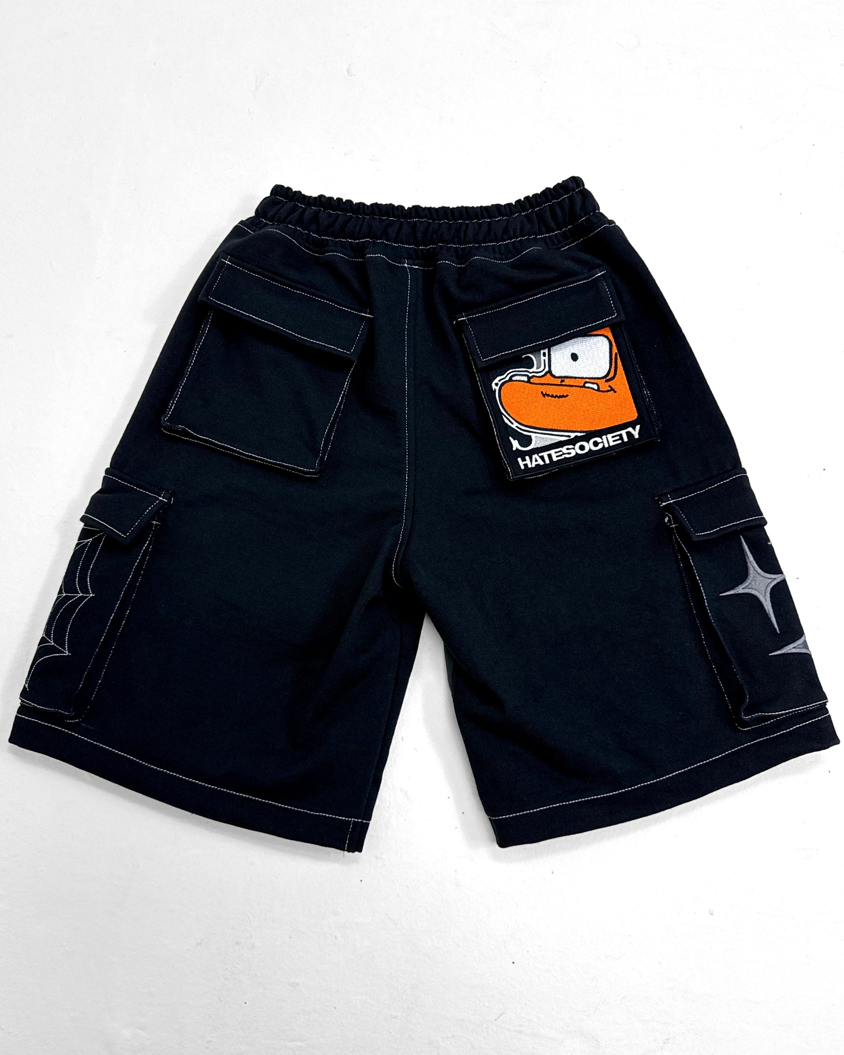 WEBSTAR UTILITY CARGO SHORTS GREY