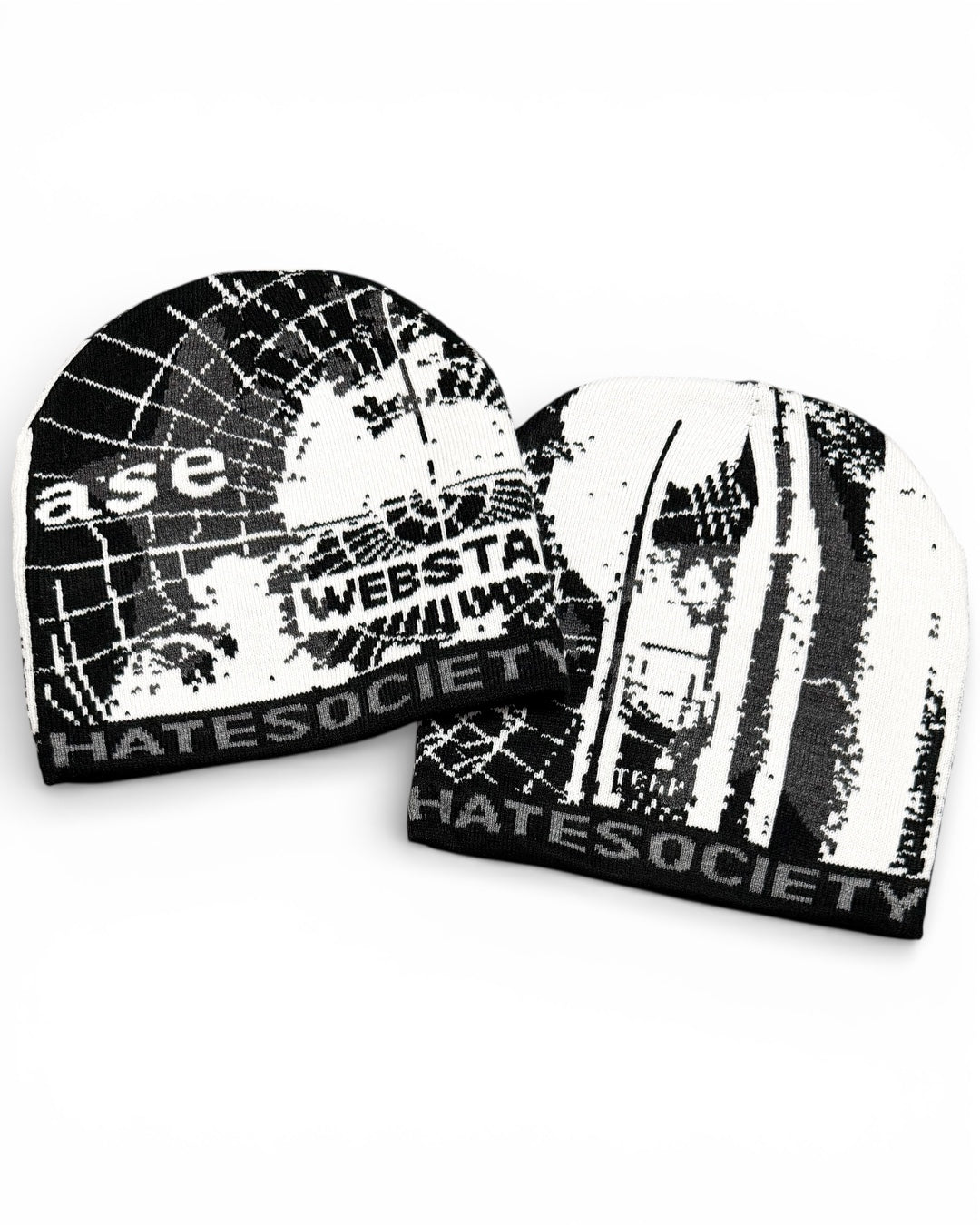 HATESOCIETY “BASELINE” BEANIE GREY